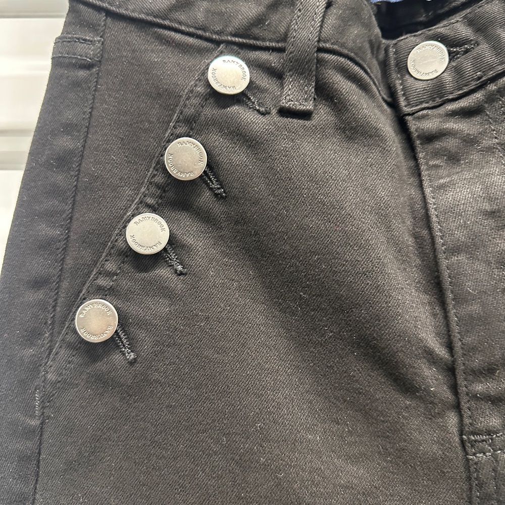 Ramy Brook Black Flare Jeans - Picture 2 of 8